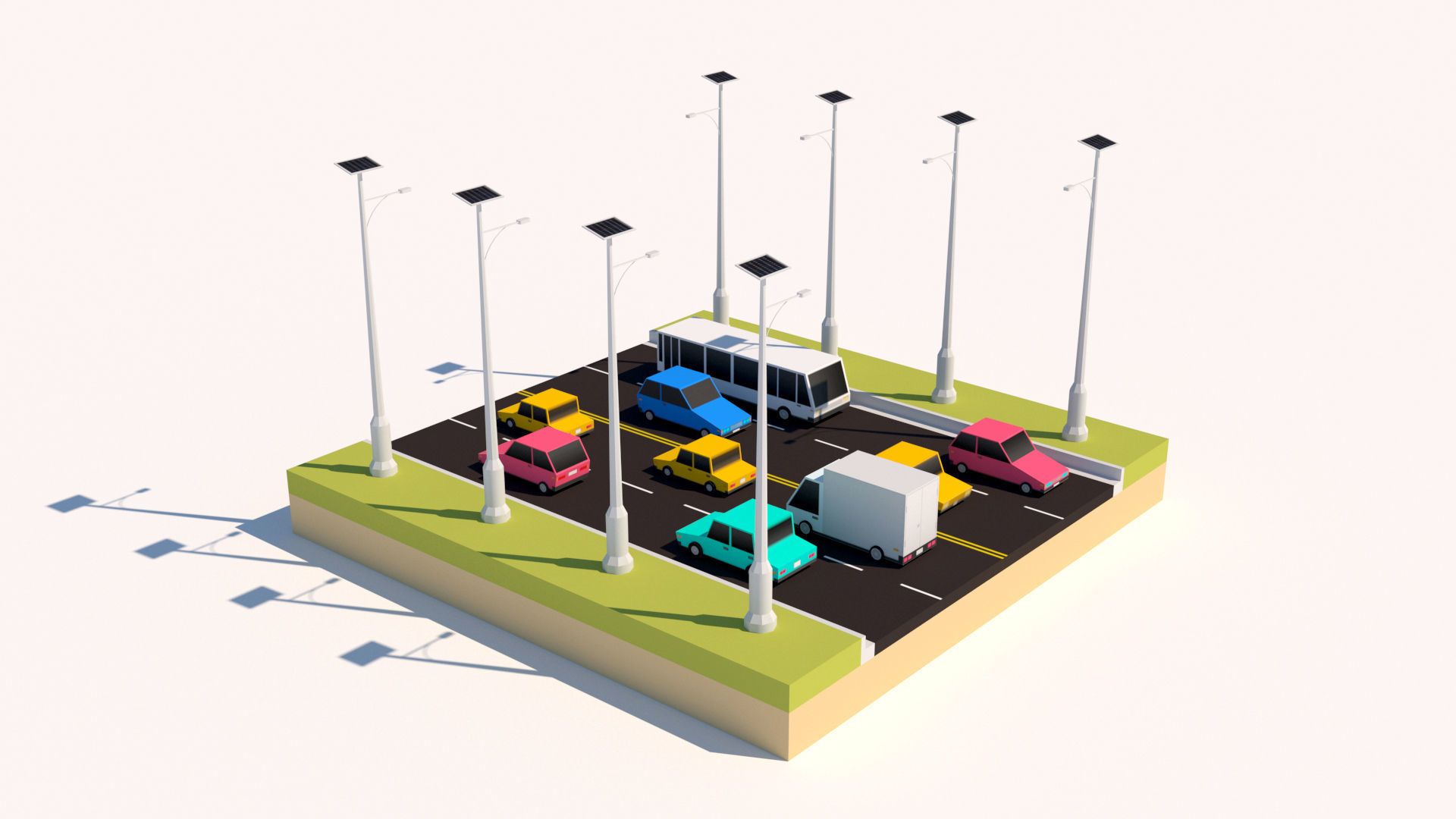Polygon Ultimate Combo Pack Low-poly 3D model_11