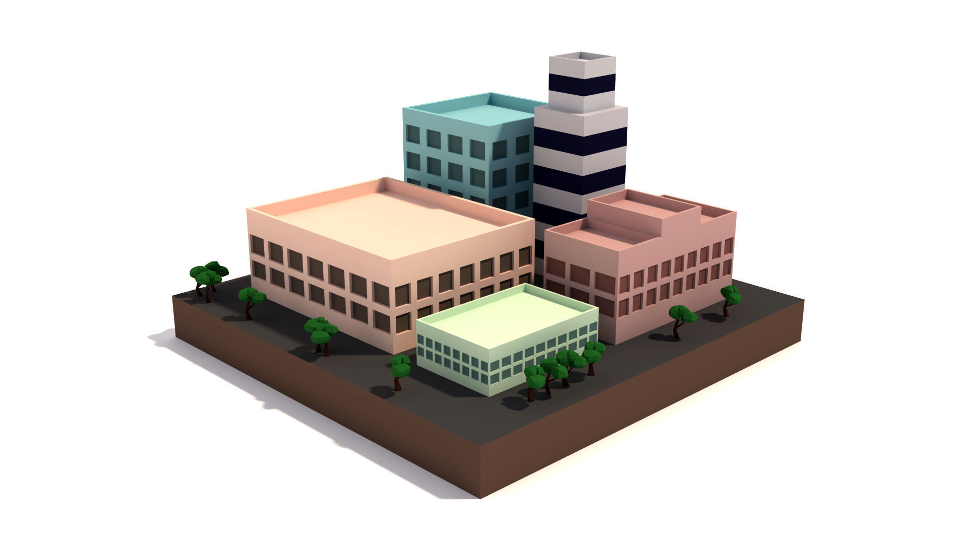 Polygon Ultimate Combo Pack Low-poly 3D model_4