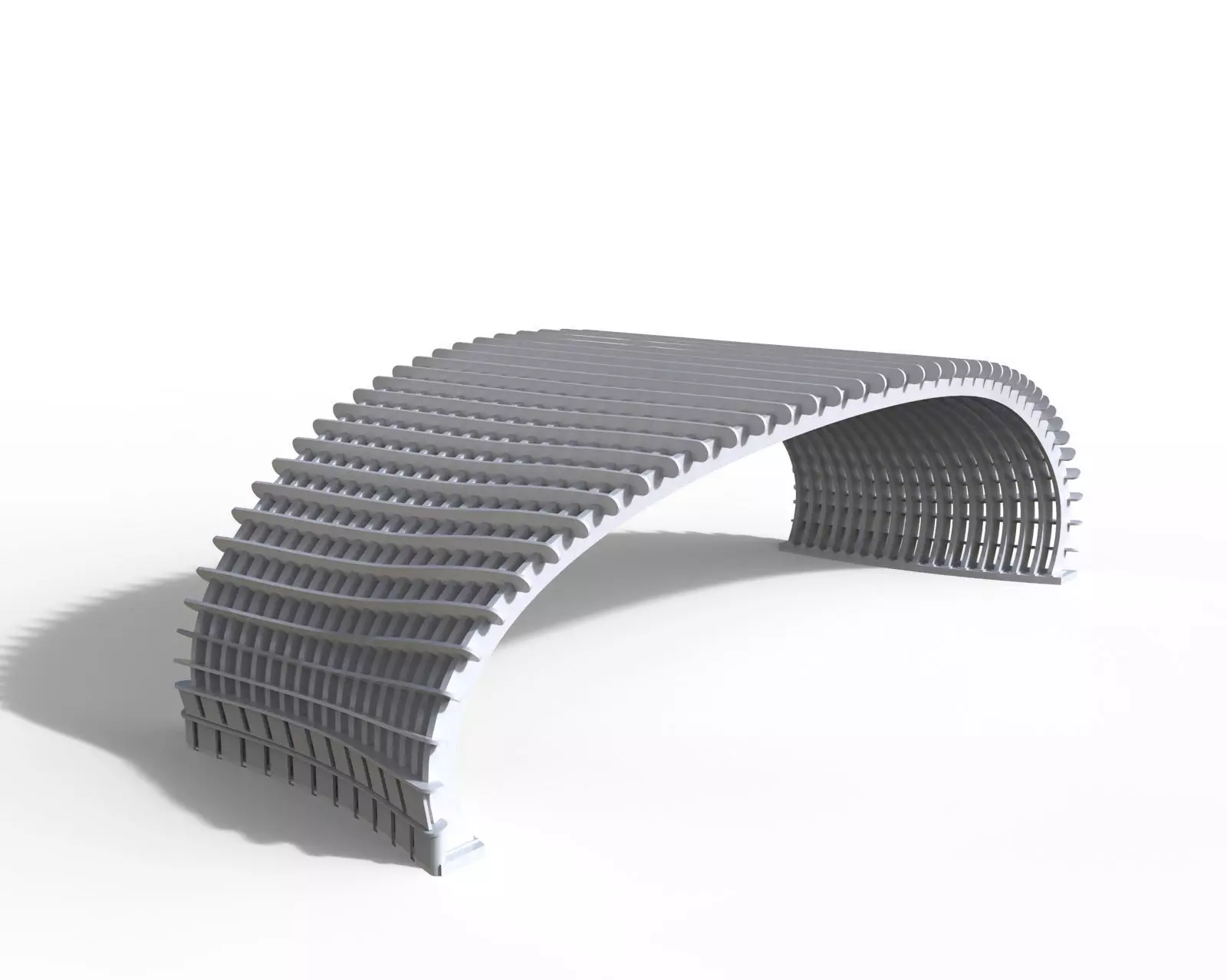 Entrance Gate Architecture Model 3D print model_0