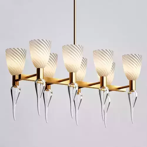 Chandelier Barovier Toso 3D model