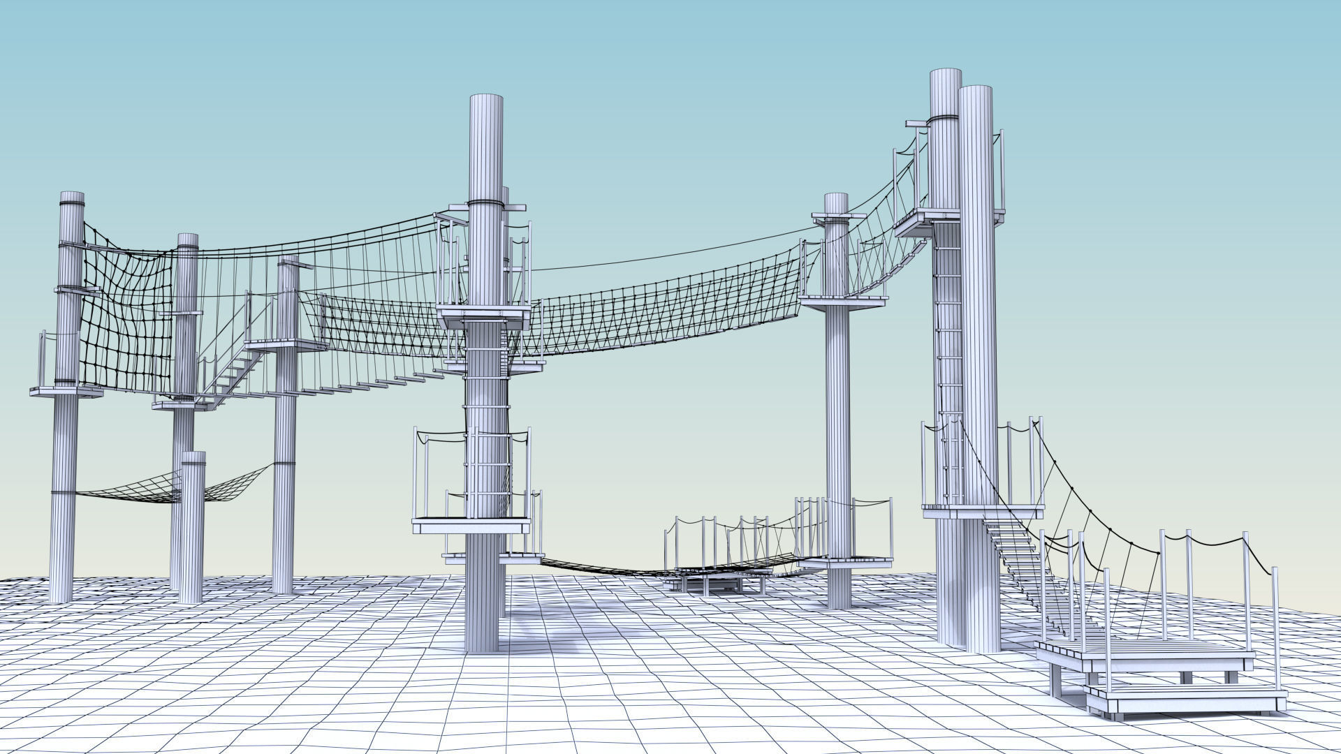 Adventure Park 3D model_1