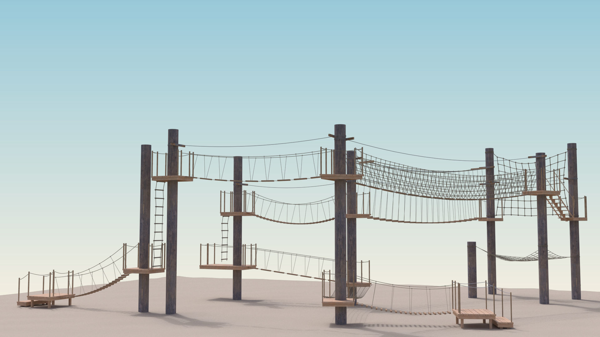 Adventure Park 3D model_2
