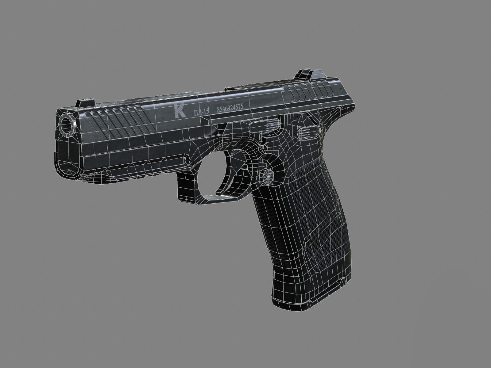 Woman Sci-Fi  Soldier FVX500 Low-poly 3D model_27