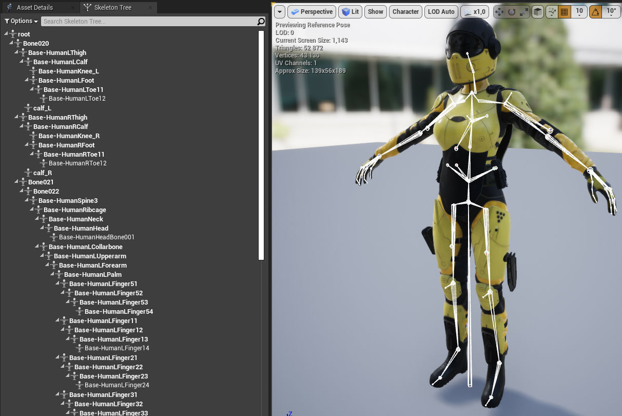 Woman Sci-Fi  Soldier FVX500 Low-poly 3D model_21