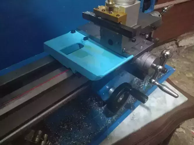 Mini lathe chip tray 3D print model