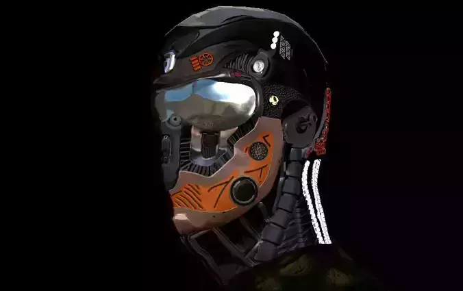 robot motor portrait 