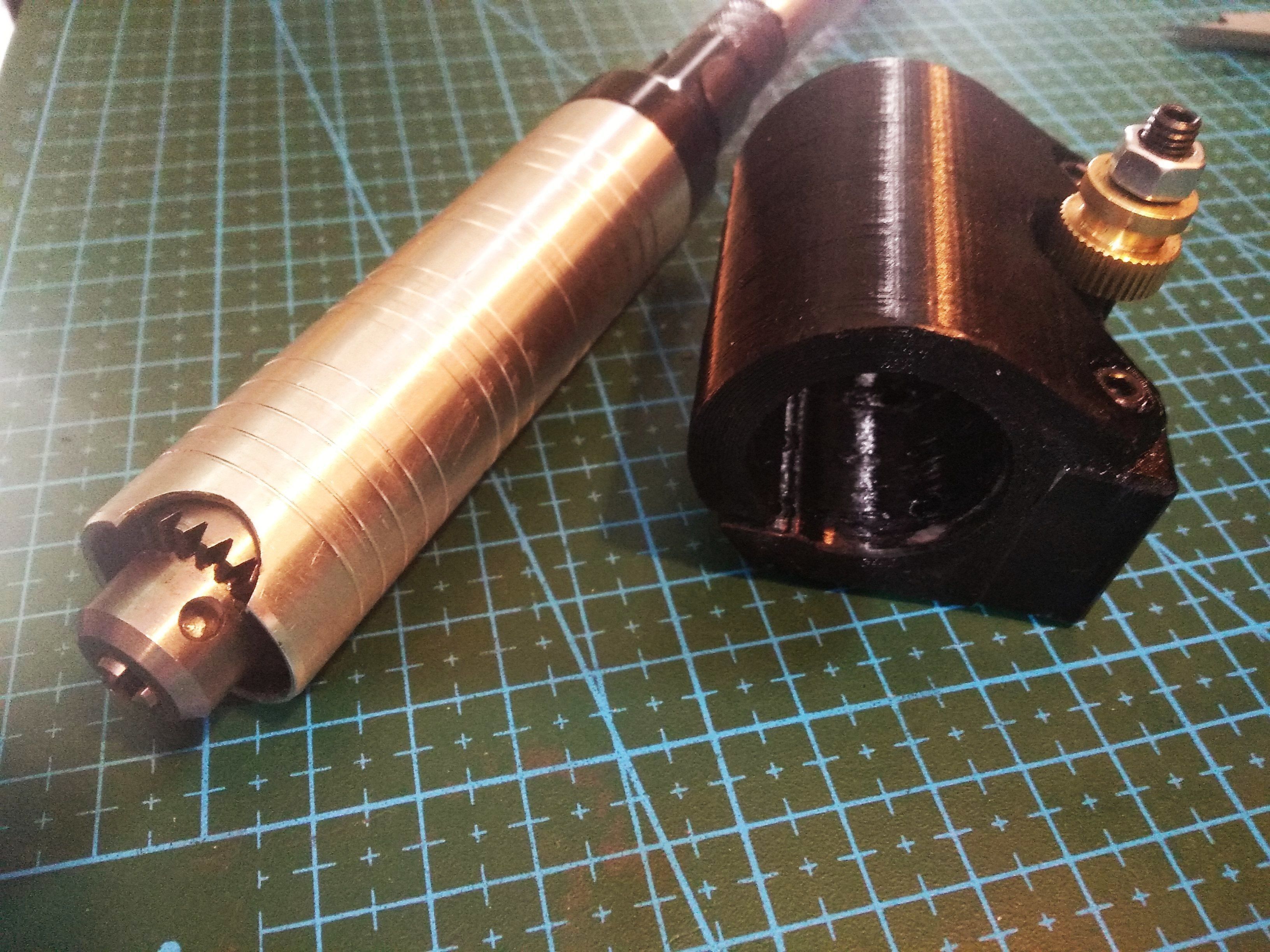 Flexible lathe mini lathe 3D print model_5