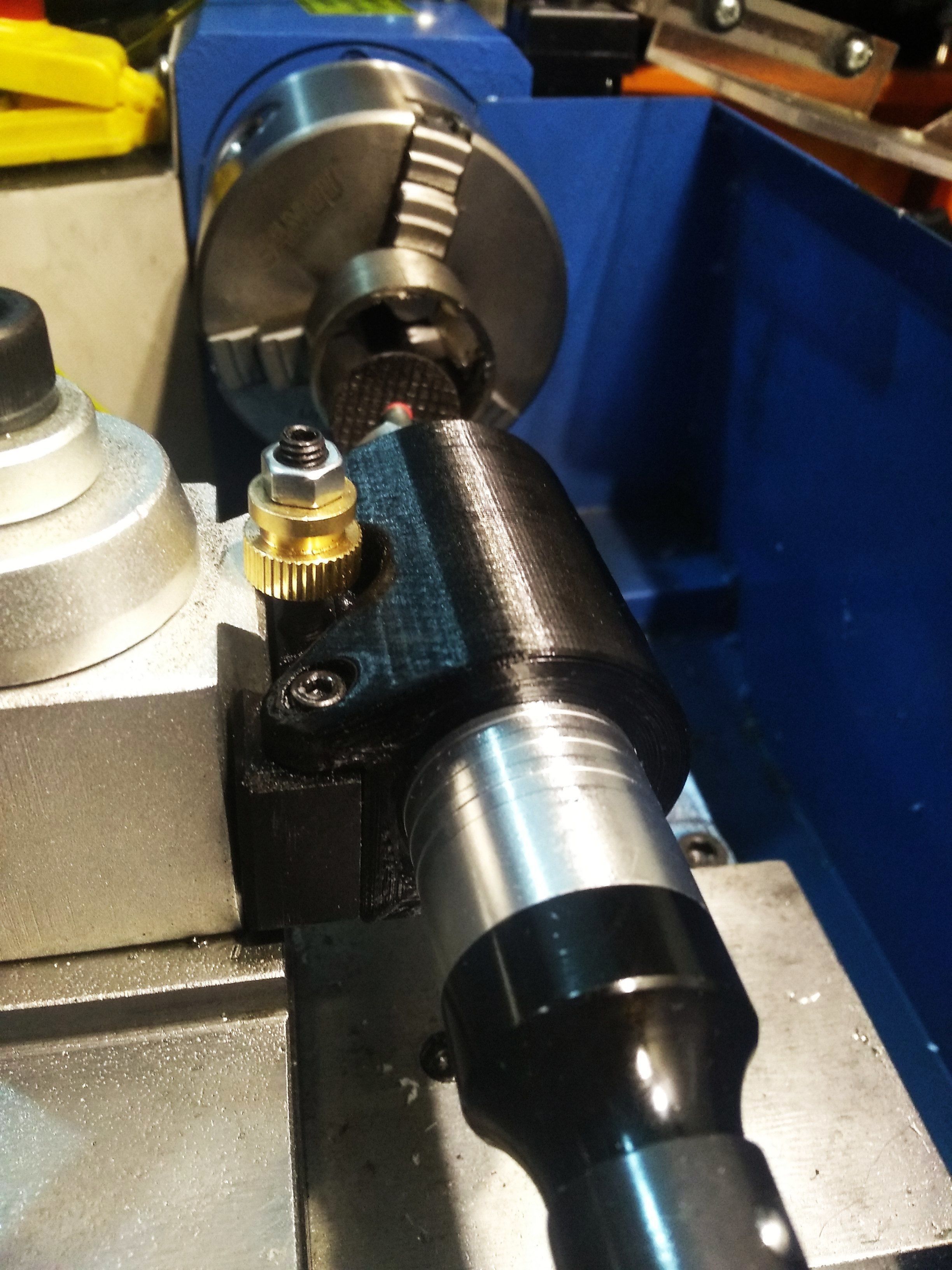 Flexible lathe mini lathe 3D print model_8