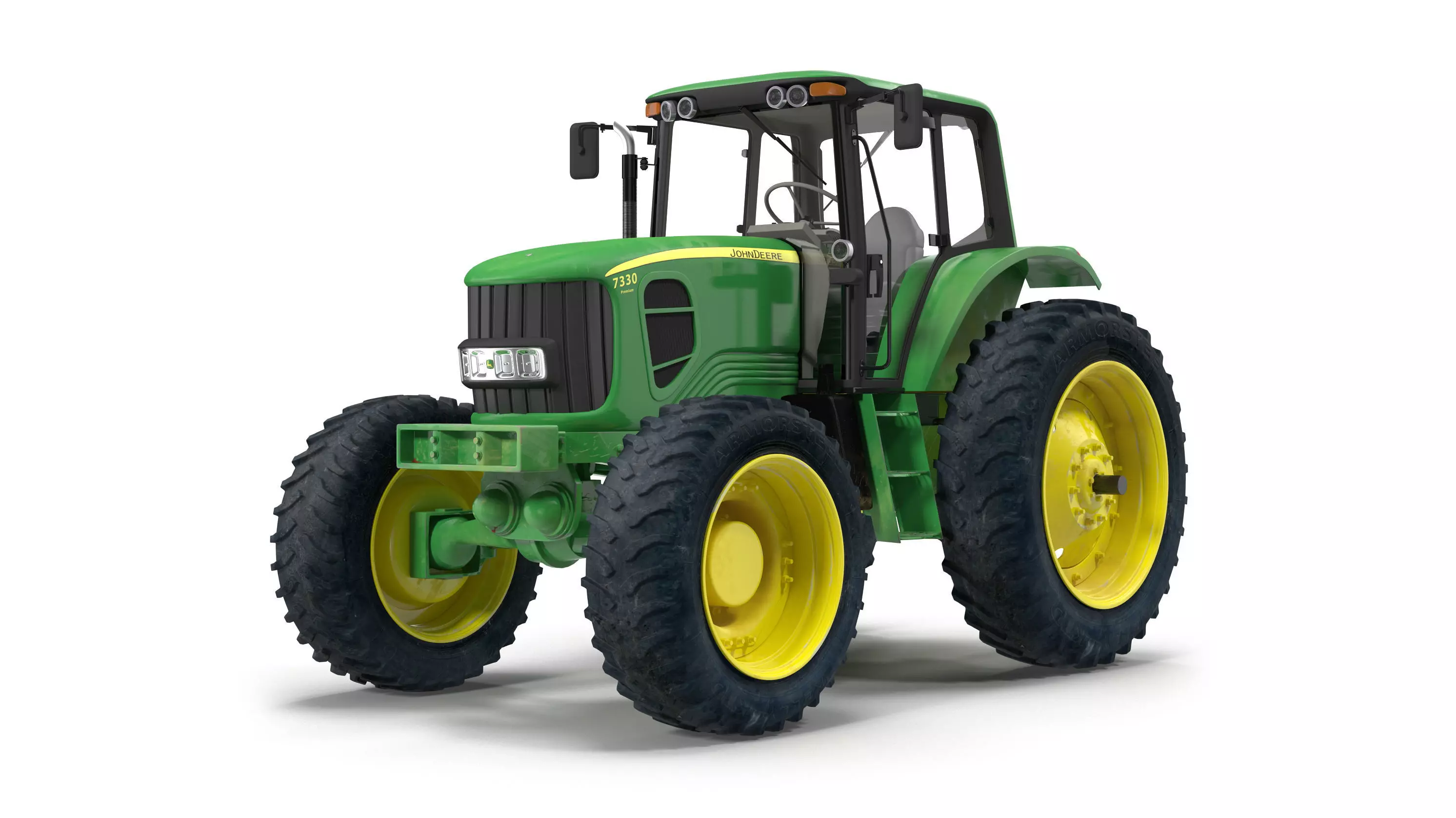 Tractor John Deere 7330 3D model_0