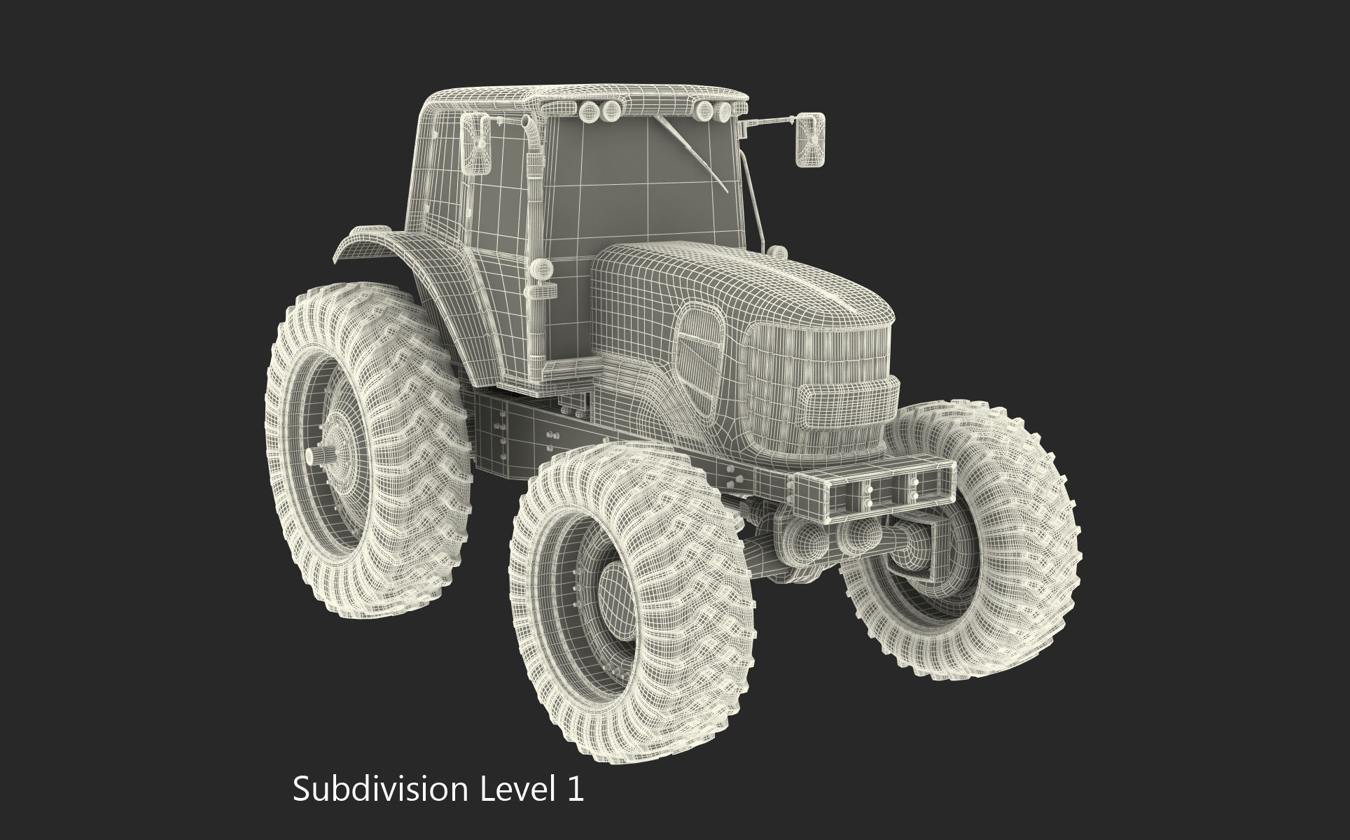 Tractor John Deere 7330 3D model_8