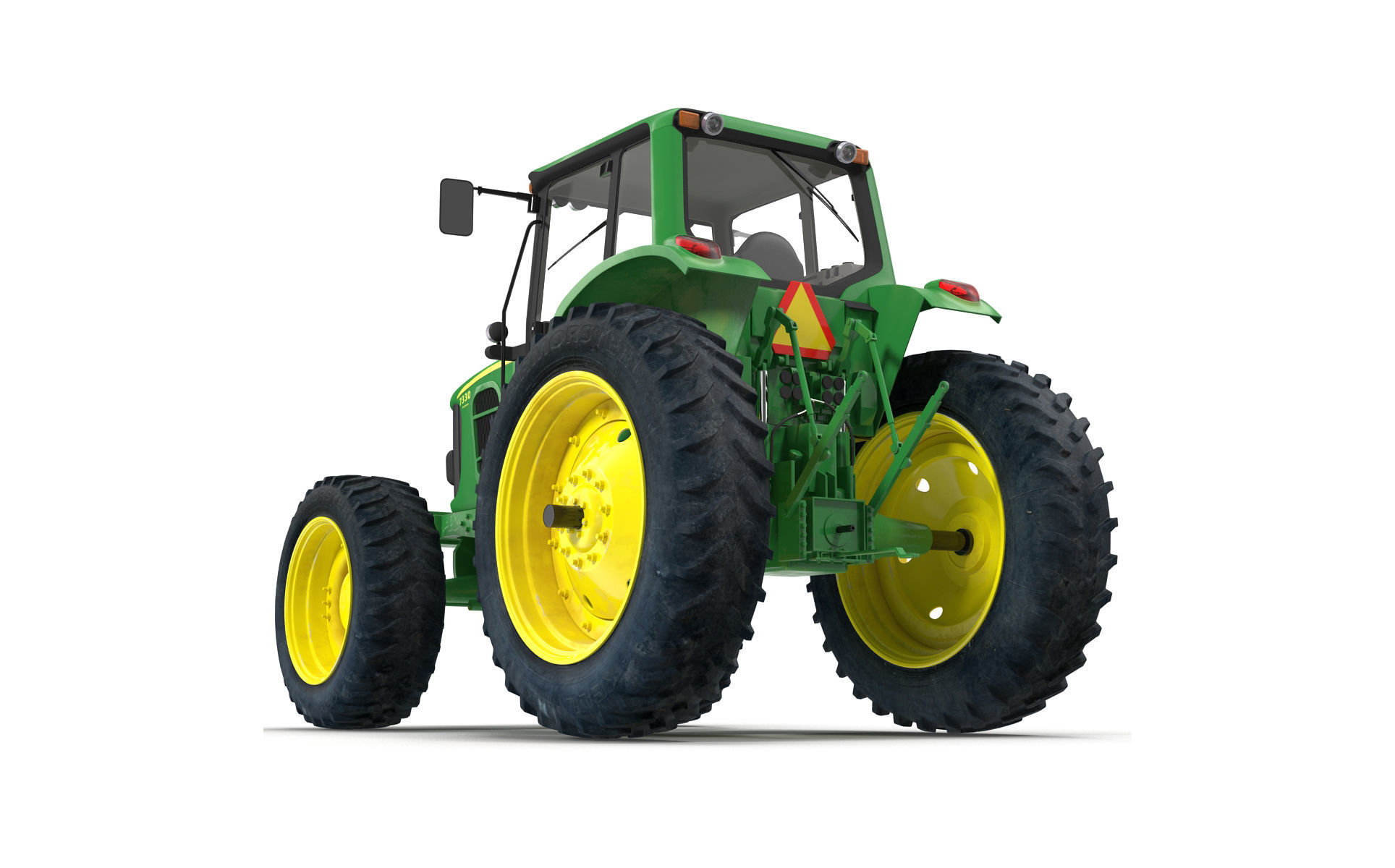 Tractor John Deere 7330 3D model_3