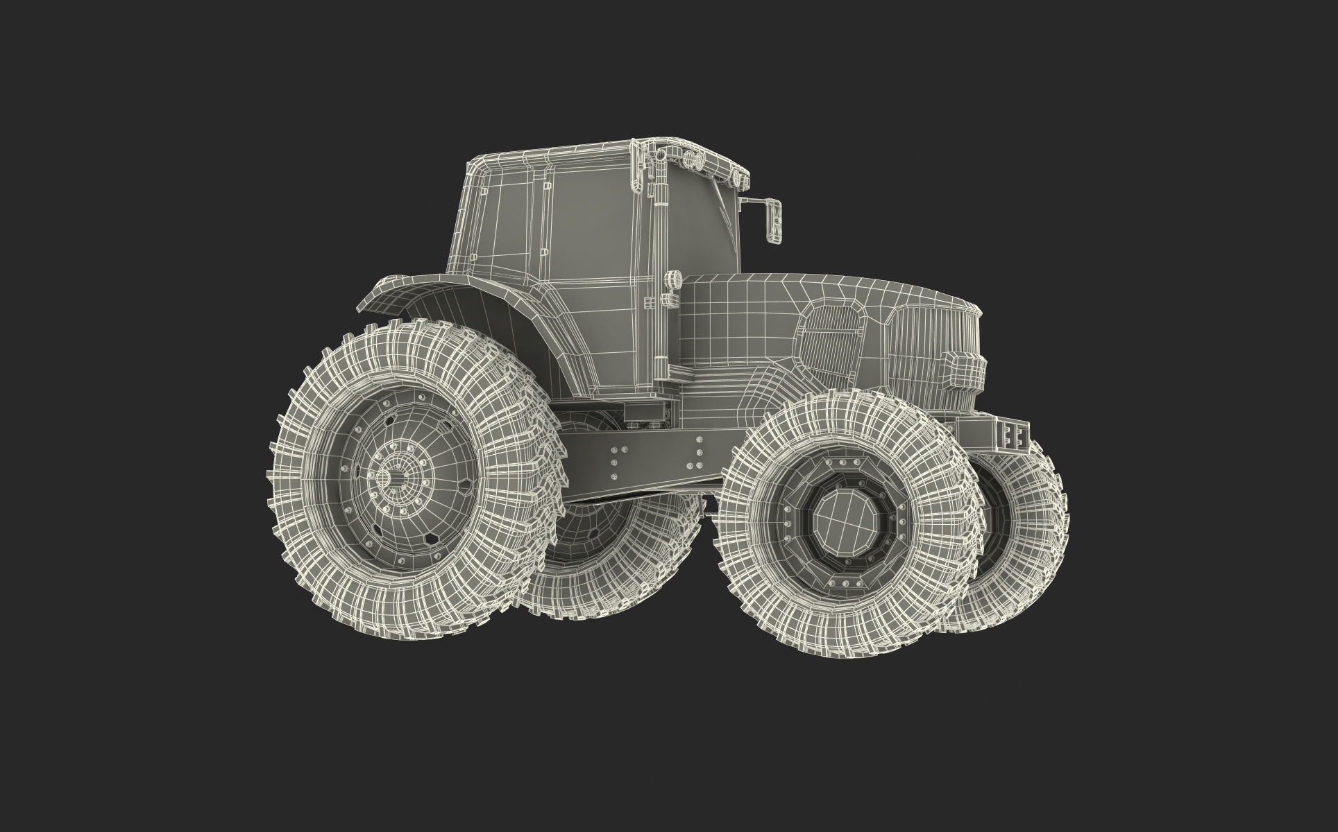 Tractor John Deere 7330 3D model_10