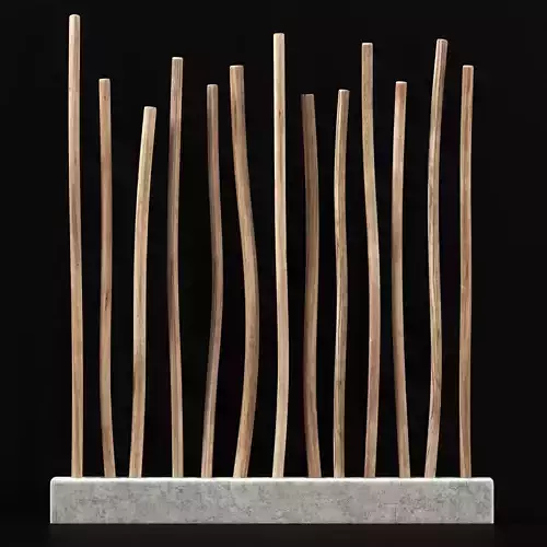 Planter fundament concrete thick branch