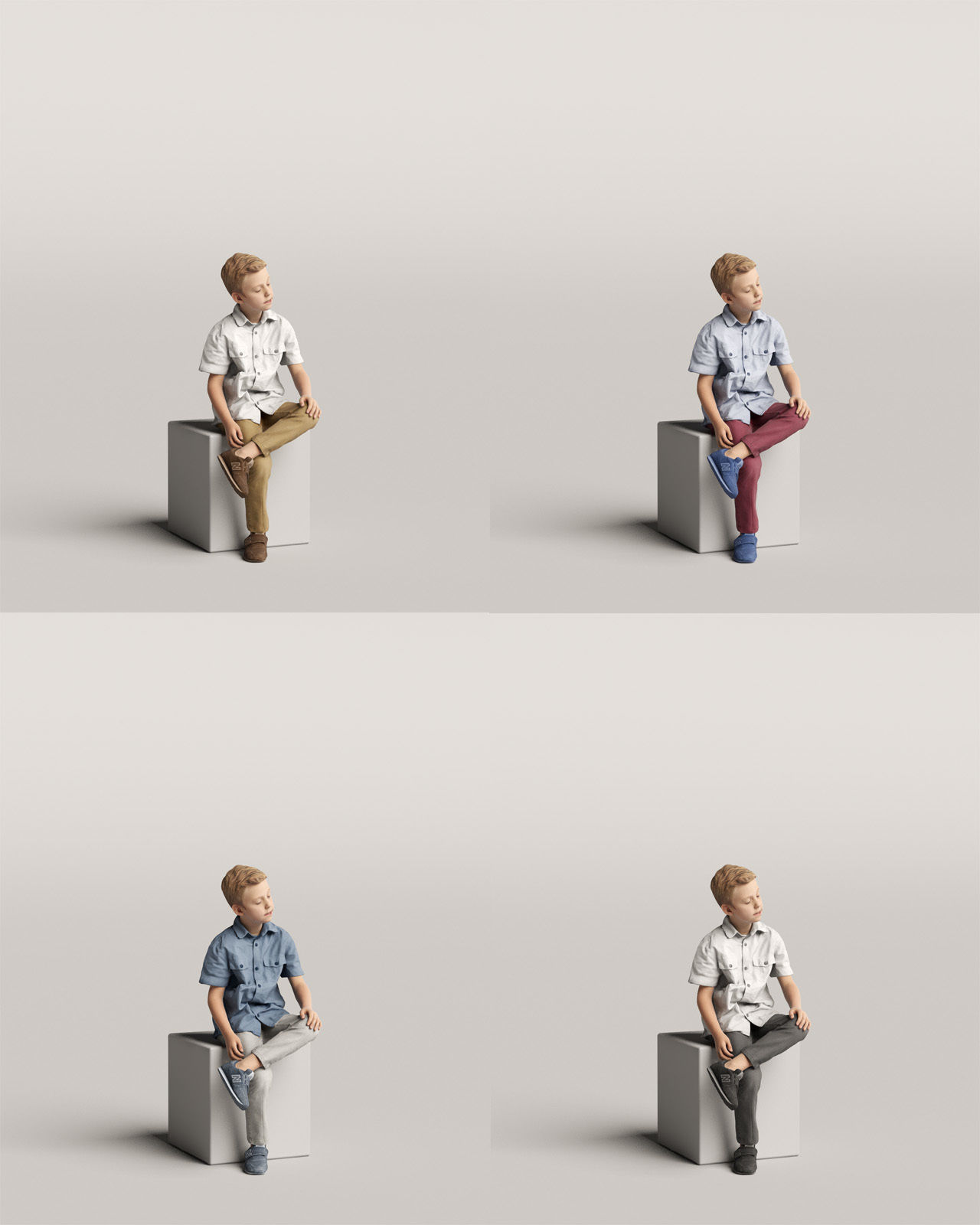 Humano 5-Pack - CAFE - RESTAURANT - BAR - 5x 3D models 06B 3D Model Collection_11