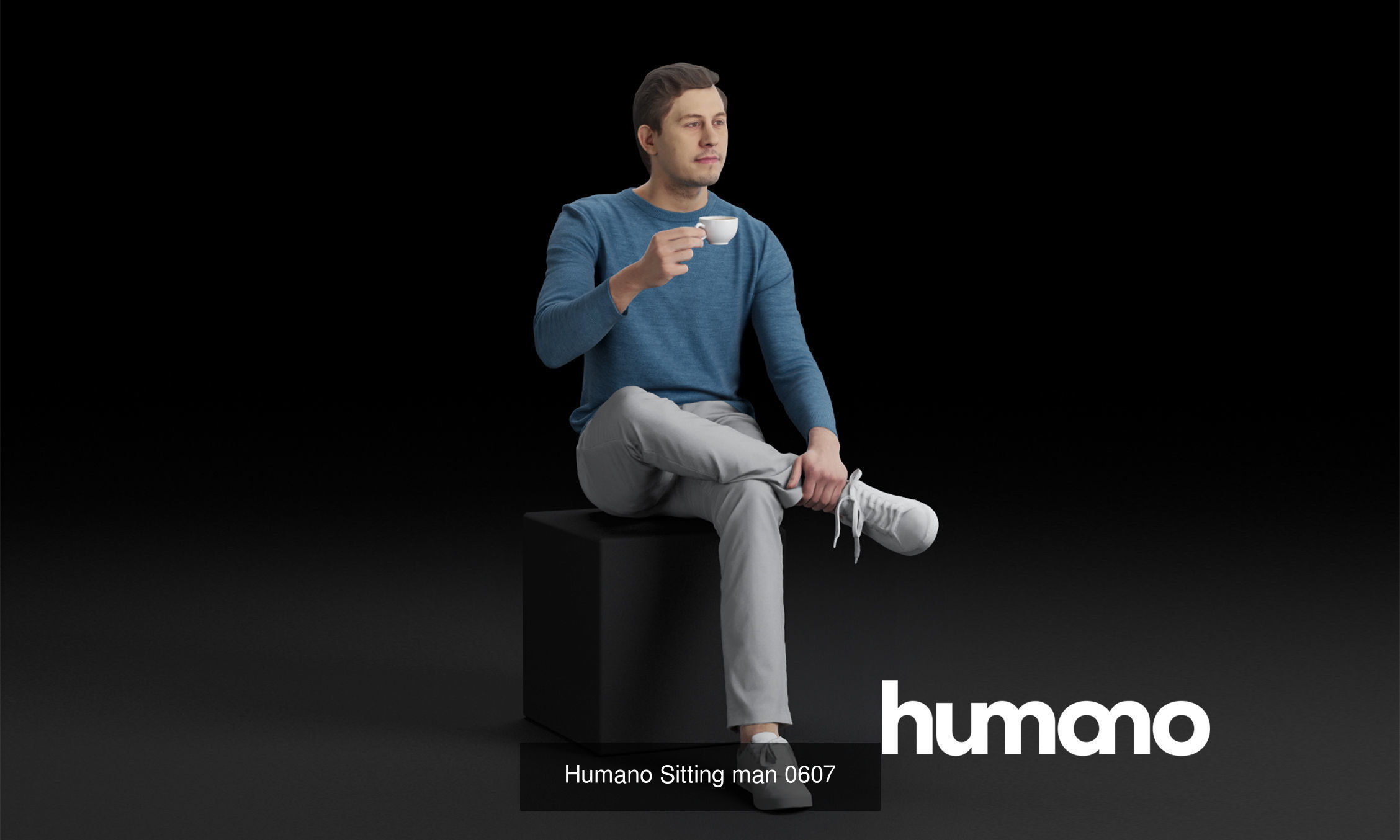 Humano 5-Pack - CAFE - RESTAURANT - BAR - 5x 3D models 06B 3D Model Collection_5