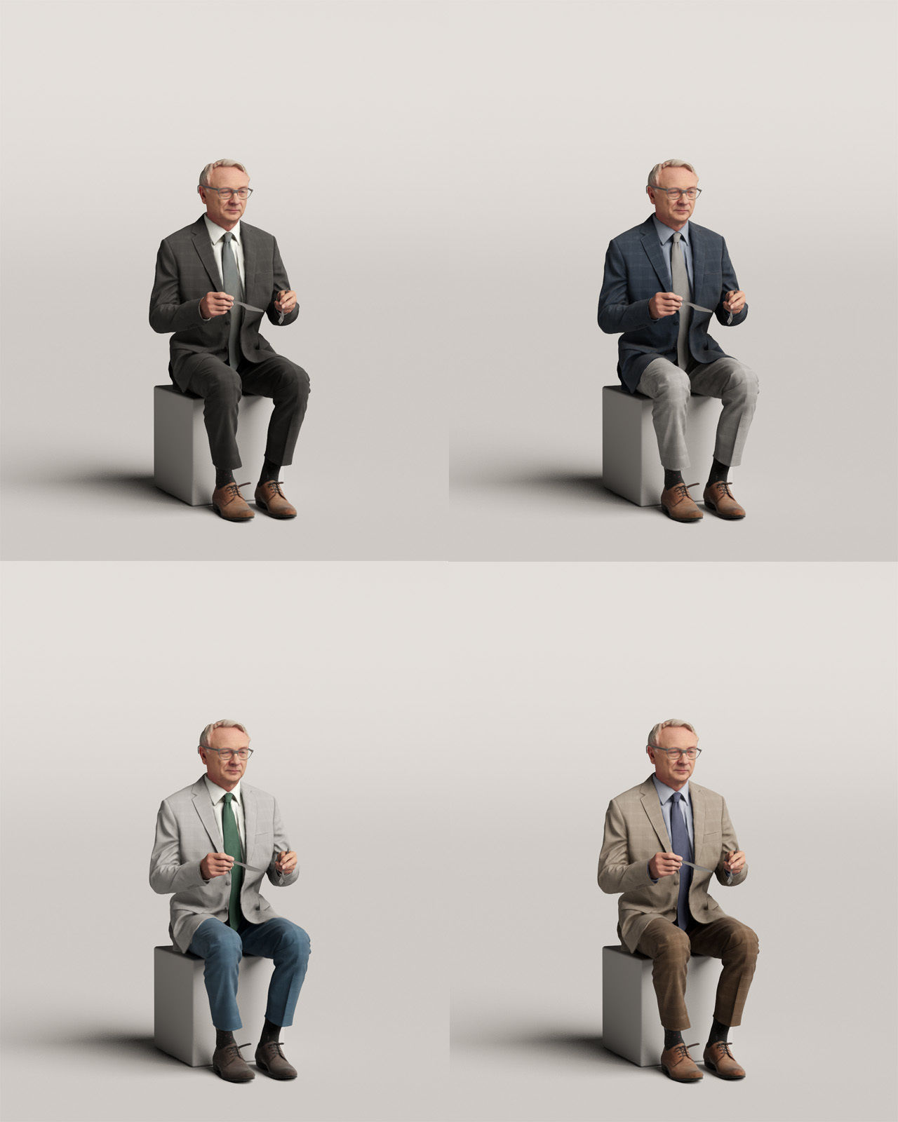 Humano 5-Pack - CAFE - RESTAURANT - BAR - 5x 3D models 06C 3D Model Collection_9