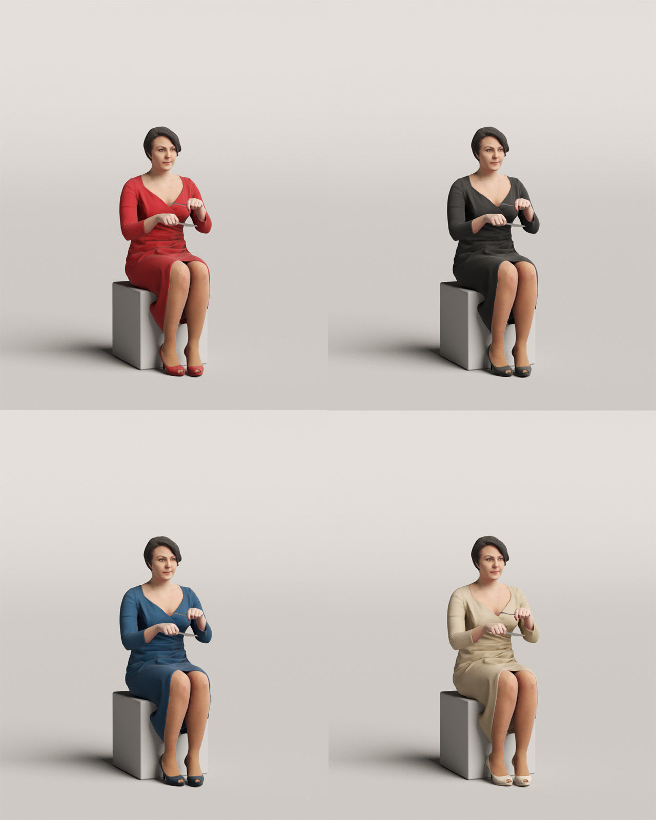 Humano 5-Pack - CAFE - RESTAURANT - BAR - 5x 3D models 06C 3D Model Collection_7