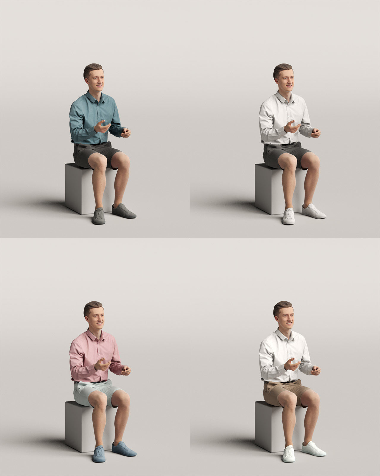 Humano 5-Pack - CAFE - RESTAURANT - BAR - 5x 3D models 06C 3D Model Collection_8