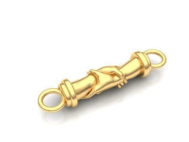 Chain link hands 3D print model