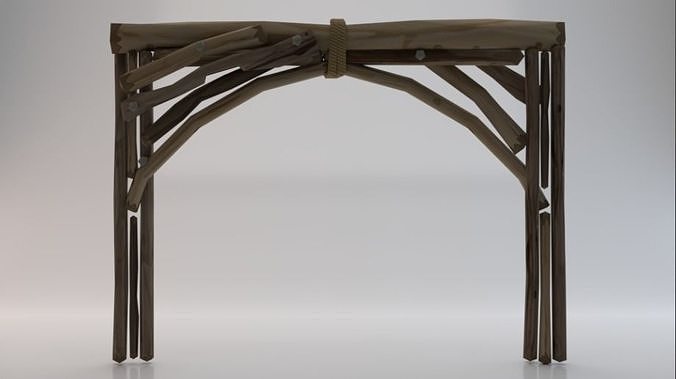 Archway  Low-poly 3D model