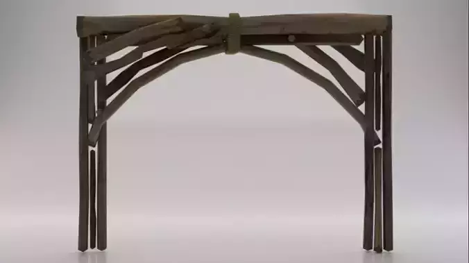Archway  Low-poly 3D model