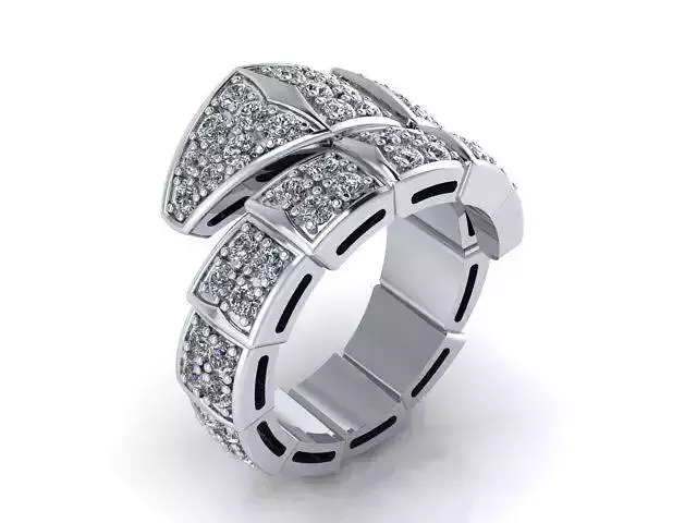 Snake Ring with stone