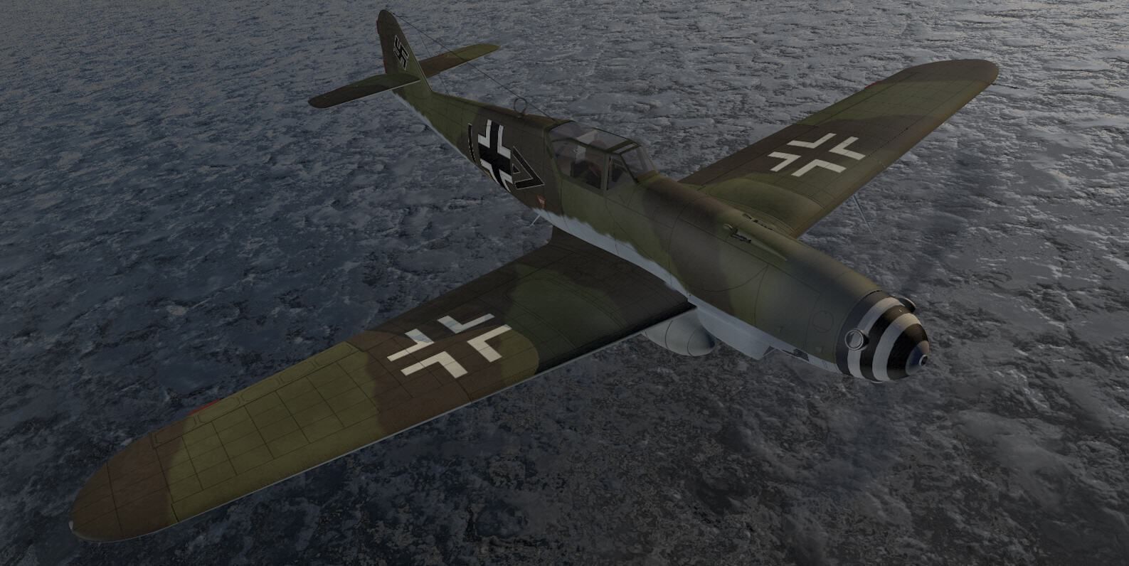 Messerschmitt Bf-109 K-4 3D model_10