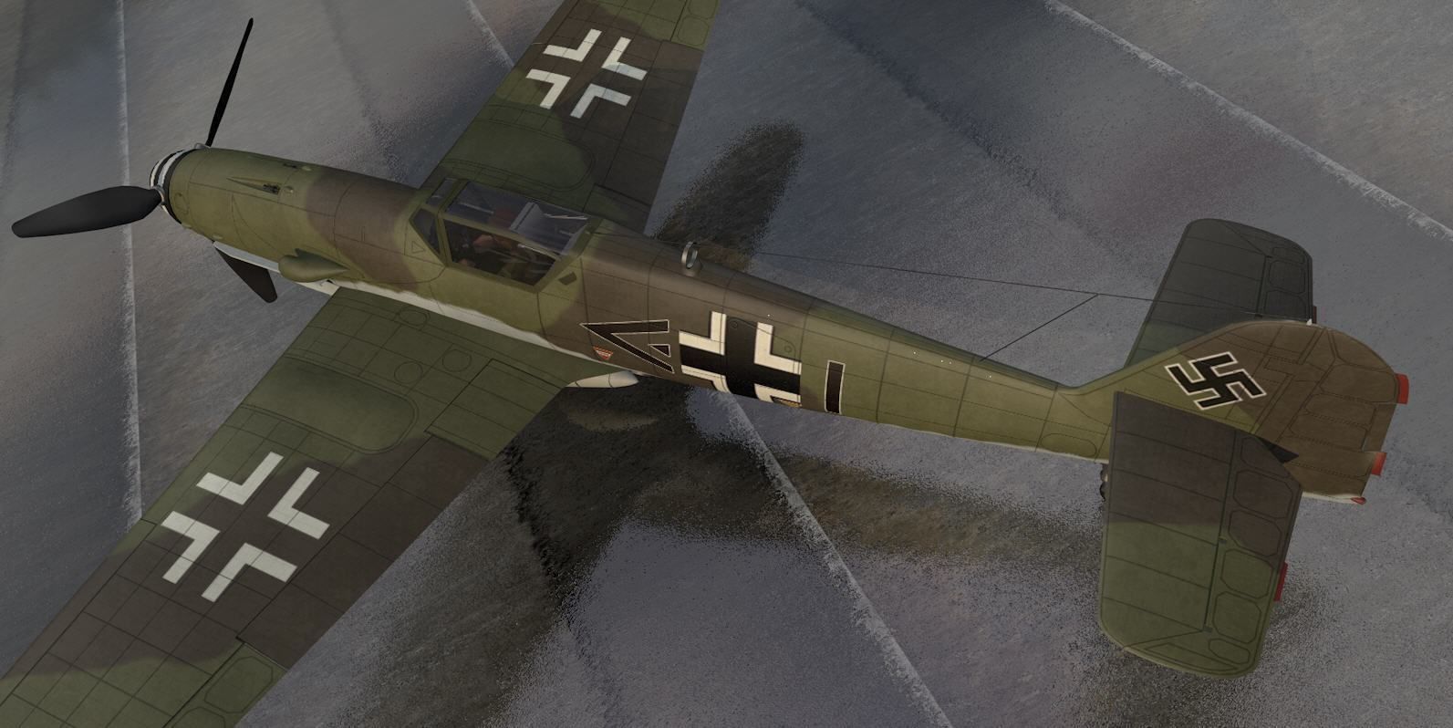 Messerschmitt Bf-109 K-4 3D model_9