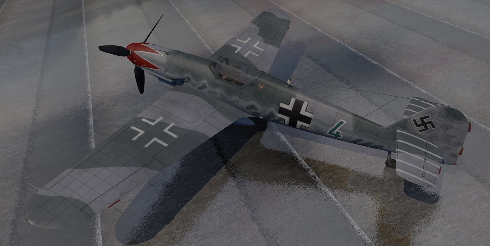 Messerschmitt Bf-109 K-4 3D model_3