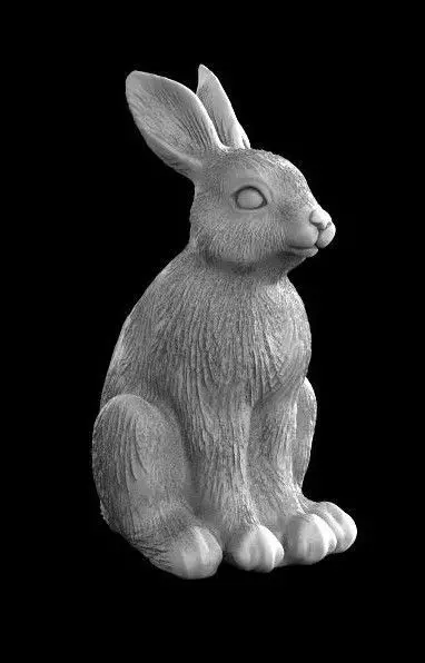 hare rabbit 3D print model