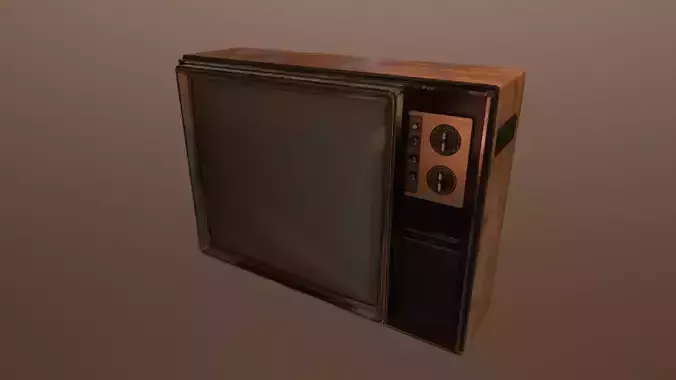 Old TV - PBR Model