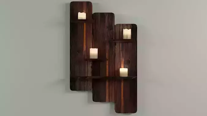 Candle shelf