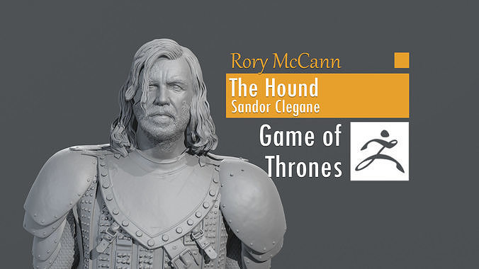 Rory McCann - Sandor Clegane - The Hound - Game Of Thrones 3D print model