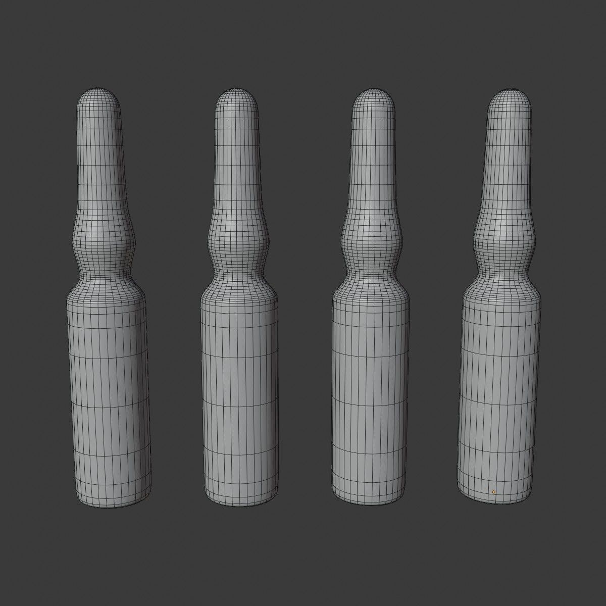 Medical Ampoules Set 3D model_2