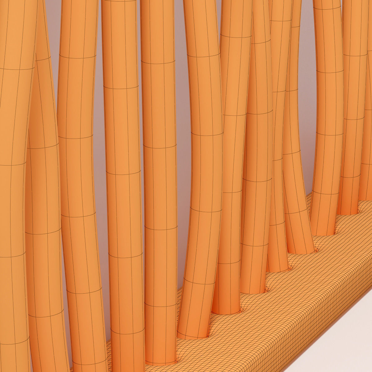 Planter fundament branch thick n2 3D model_13