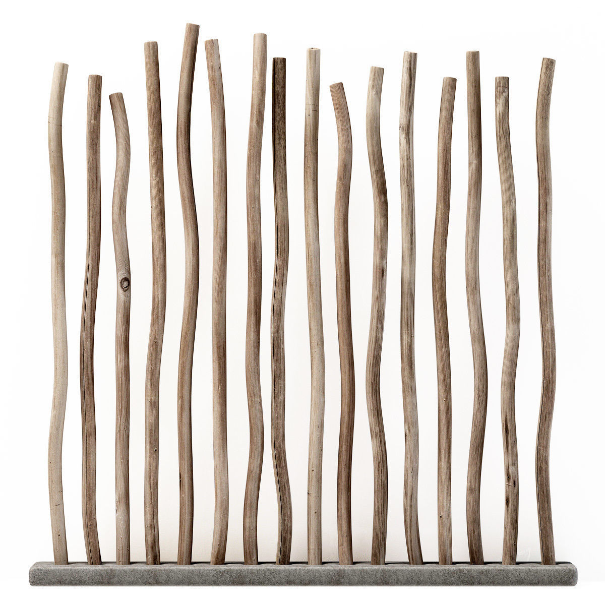 Planter fundament branch thick n2 3D model_2