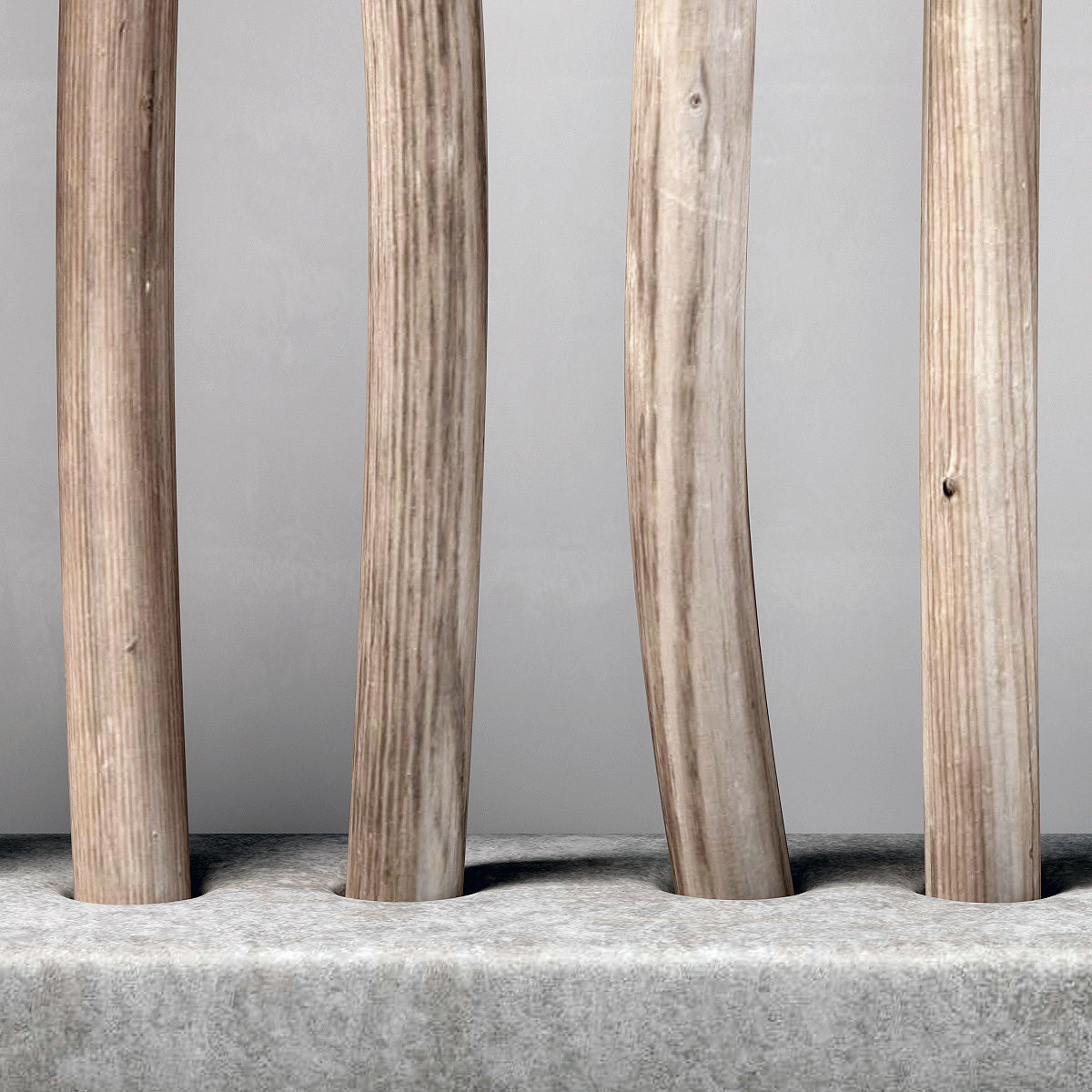 Planter fundament branch thick n2 3D model_3