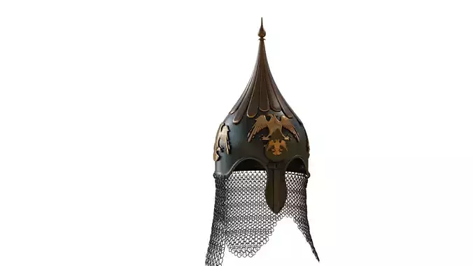 seljuk-helmet-eagle ornate hat hanging
