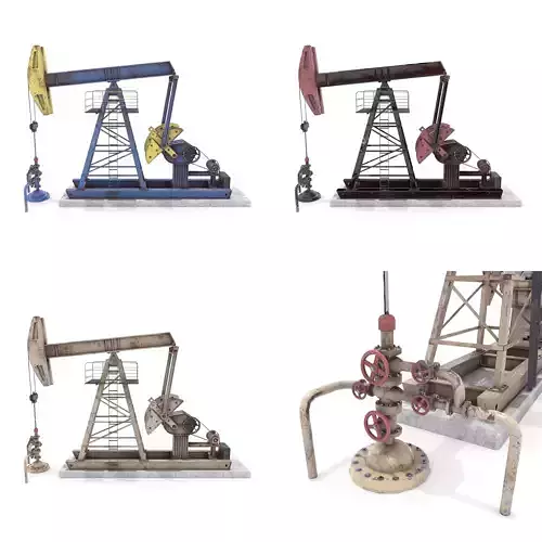 Oil Pumpjack Weathered Pack