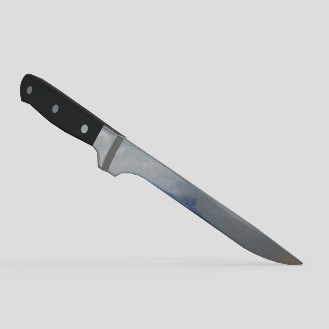 Kitchen Knife 5 Low-poly 3D model_10