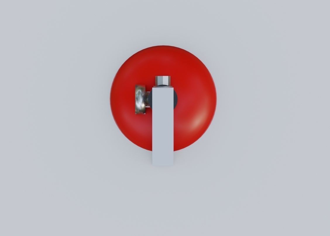 Fire Extinguisher - Extintor de incendio Low-poly 3D model_14