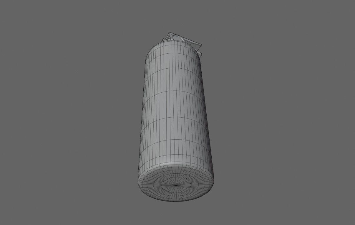 Fire Extinguisher - Extintor de incendio Low-poly 3D model_19