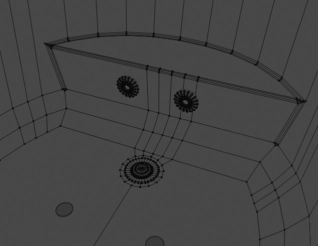 Corner Bath  Low-poly 3D model_12