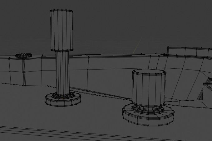 Corner Bath  Low-poly 3D model_22