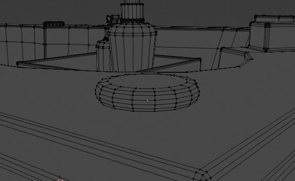 Corner Bath  Low-poly 3D model_9