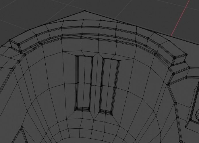 Corner Bath  Low-poly 3D model_13