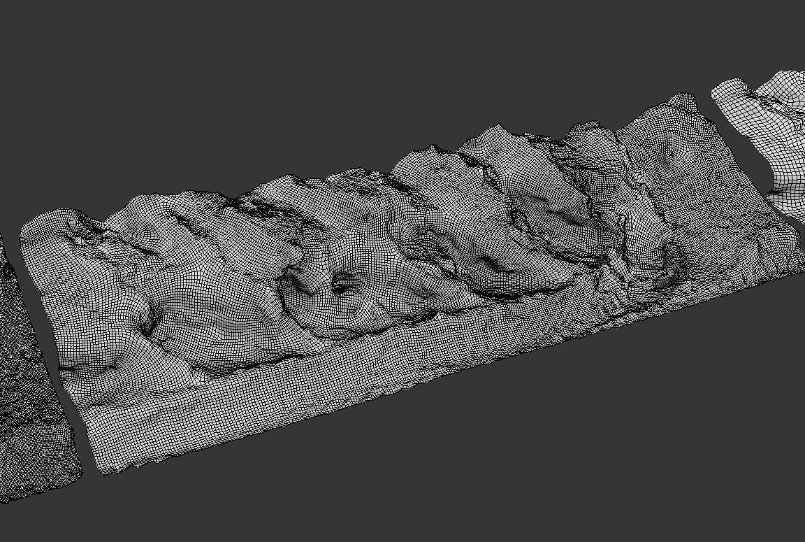 Snow fence 3D model_7