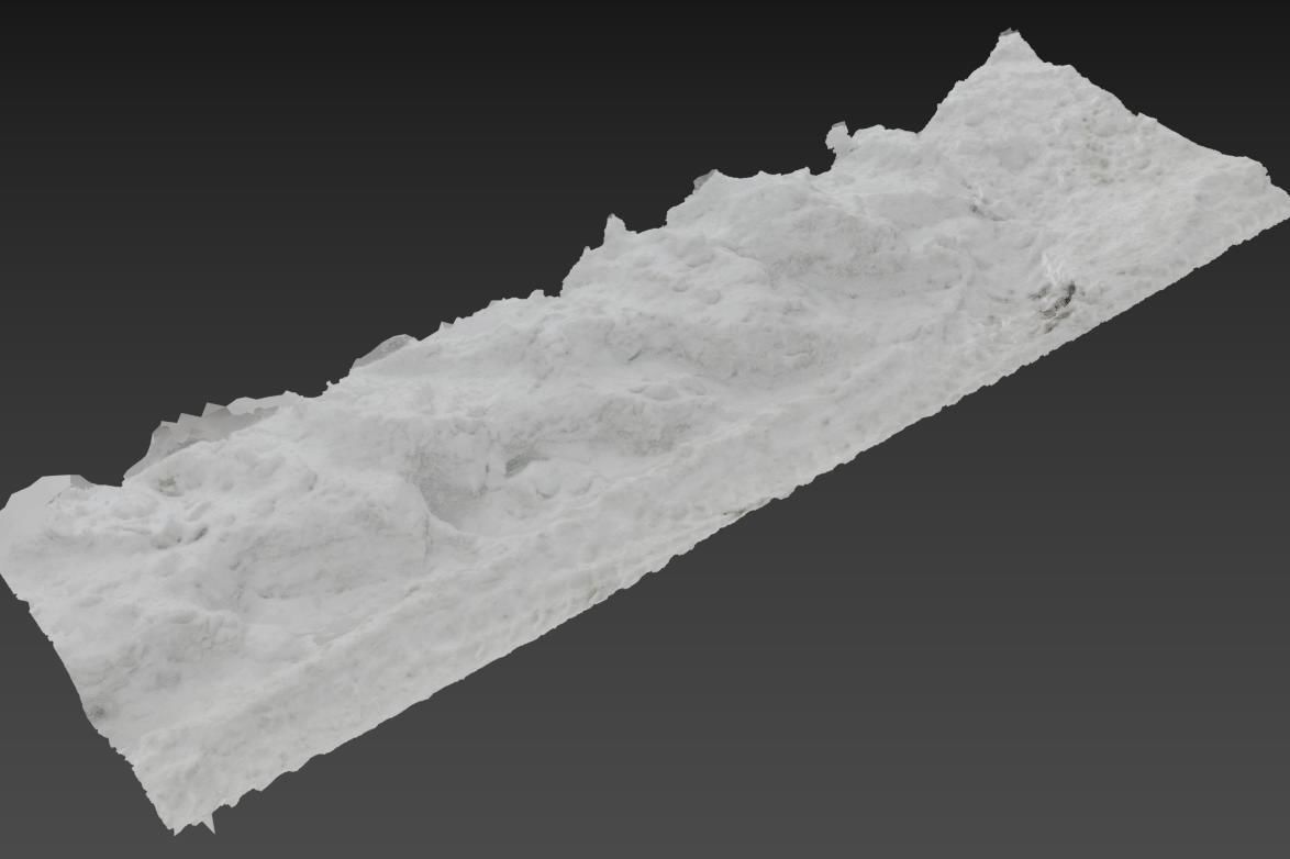 Snow fence 3D model_9