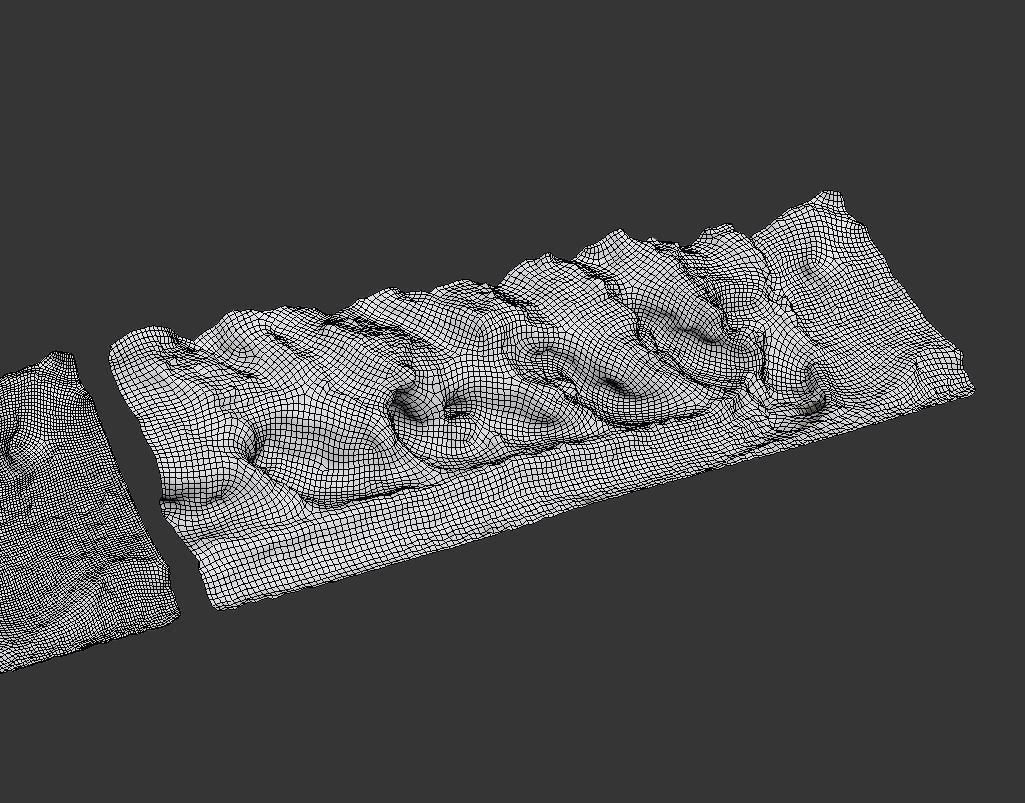 Snow fence 3D model_6