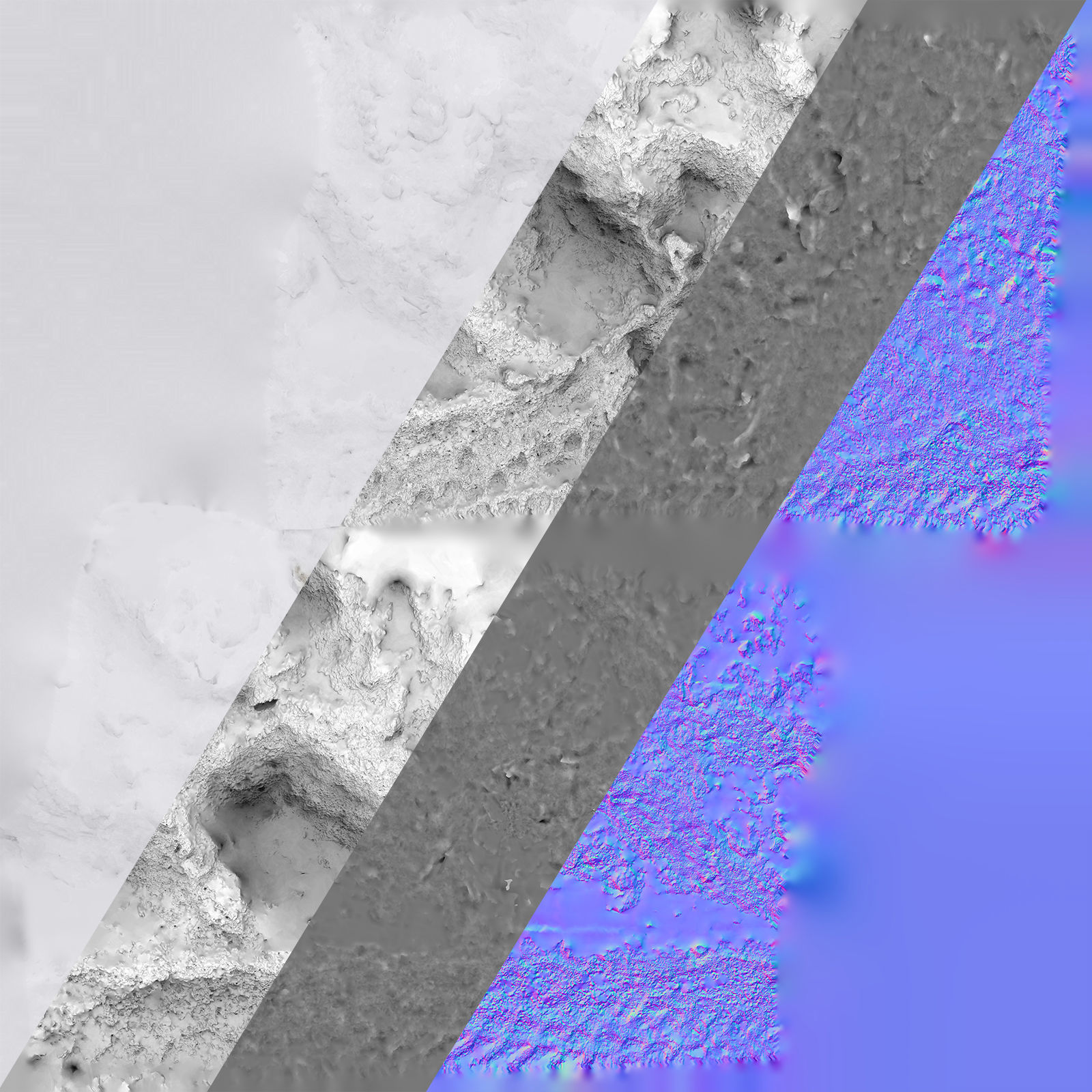 Snow fence 3D model_12